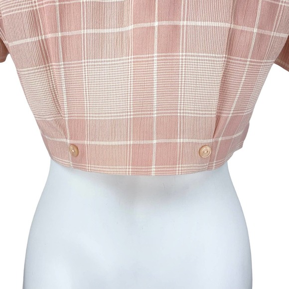 Joseph Ribkoff Vintage Cropped Button Up Top Sz 6 Petite - Picture 4 of 5